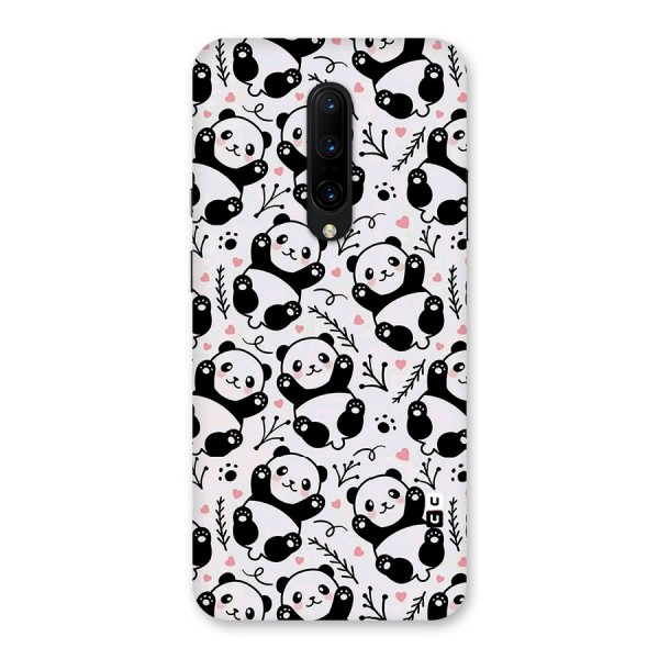 Cute Adorable Panda Pattern Back Case for OnePlus 7 Pro
